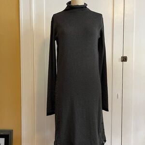Title Nine Black and Grey Sweater Dress